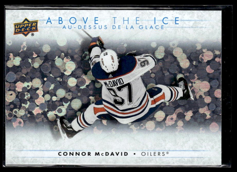 Connor McDavid - #AI-1 Above the Ice hockey card from 2024-25 Upper Deck Tim Hortons