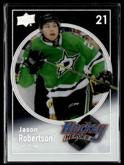Jason Robertson - #HH-31 Hockey Heroes hockey card from 2023-24 Upper Deck Extended Series