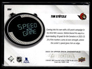 2023-24 Upper Deck Credentials Hockey Speed of the Game #SG4 Tim Stützle (2)
