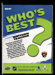 2023-24 Upper Deck Credentials Hockey Who's Best #WB-MT Matthew Tkachuk (2)