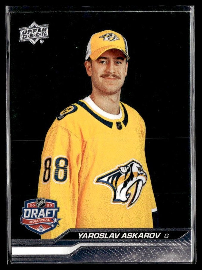 Hockey single: Yaroslav Askarov #743 () from 2023-24 Upper Deck Extended Series