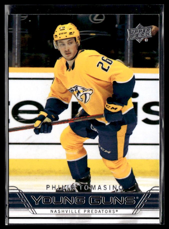 Philip Tomasino - #T-93 Young Guns hockey card from 2021-22 Upper Deck Extended Series