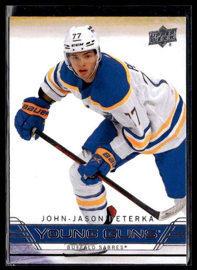 2021-22 Upper Deck Extended Series Young Guns John-Jason Peterka #T-81 hockey single