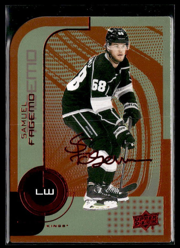 Samuel Fagemo /250 - #139 hockey card from 2022-23 Upper Deck Series 2