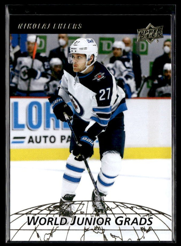 2022-23 Upper Deck Series 2 World Junior Grads Nikolaj Ehlers #WG-18 hockey single
