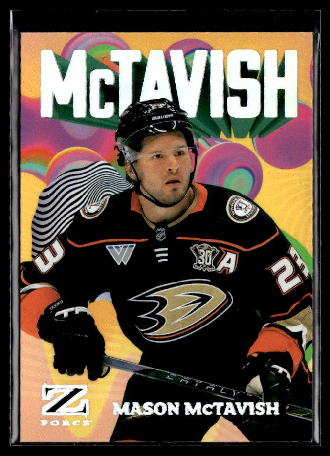 2023-24 Upper Deck Metal Universe Hockey -  Z-Force Super Rave hockey card from 2023-24 Upper Deck Metal Universe