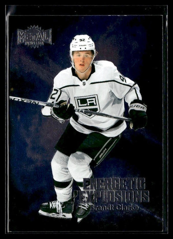 2023-24 Upper Deck Metal Universe Hockey -  Energetic Explosions hockey card from 2023-24 Upper Deck Metal Universe