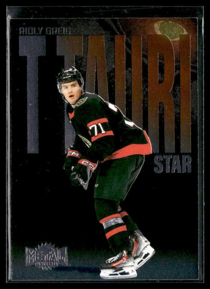 Ridly Greig - #TTP-12 T Tauri Star hockey card from Skybox