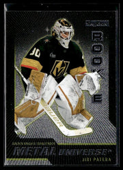 Jiri Patera - #R-31 Rookies hockey card from 2023-24 Upper Deck Metal Universe