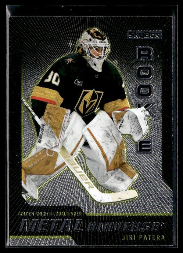 Jiri Patera - #R-31 Rookies hockey card from 2023-24 Upper Deck Metal Universe