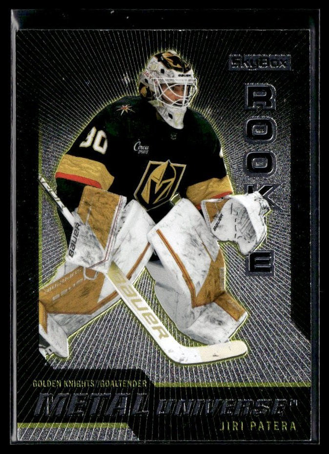 Jiri Patera - #R-31 Rookies hockey card from 2023-24 Upper Deck Metal Universe