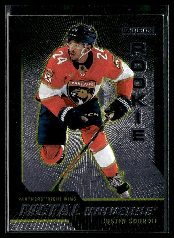 2023-24 Upper Deck Metal Universe Rookie Justin Sourdif #R-44 hockey single