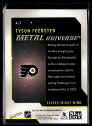 2023-24 Upper Deck Metal Universe Hockey #R-7 Tyson Foerster (2)