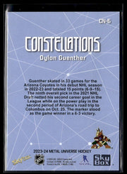 2023-24 Upper Deck Metal Universe Hockey Constellations #CN-6 Dylan Guenther (2)