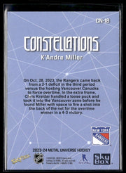 2023-24 Upper Deck Metal Universe Hockey Constellations #CN-18 K'Andre Miller (2)