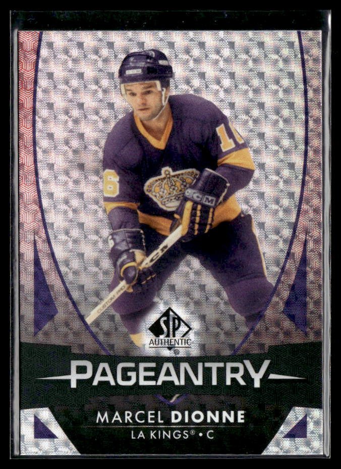 2023-24 Upper Deck SP Authentic Pageantry Marcel Dionne #P-58 hockey single