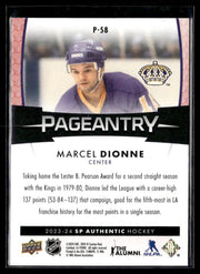 2023-24 Upper Deck SP Authentic Hockey Pageantry Red #P-58 Marcel Dionne (2)