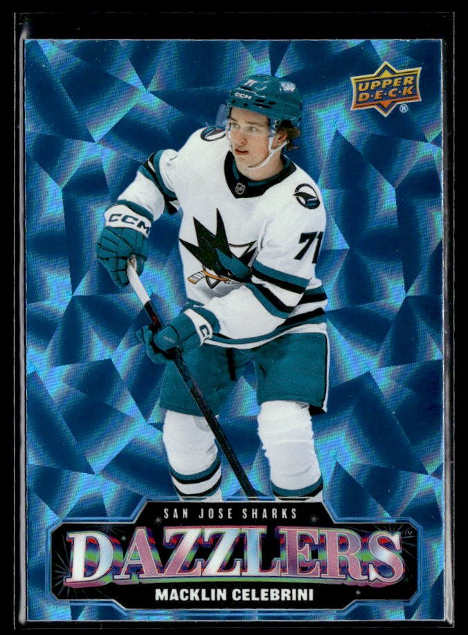 2026-27 Upper Deck Series 1 Dazzlers Macklin Celebrini #DZ-22 hockey single