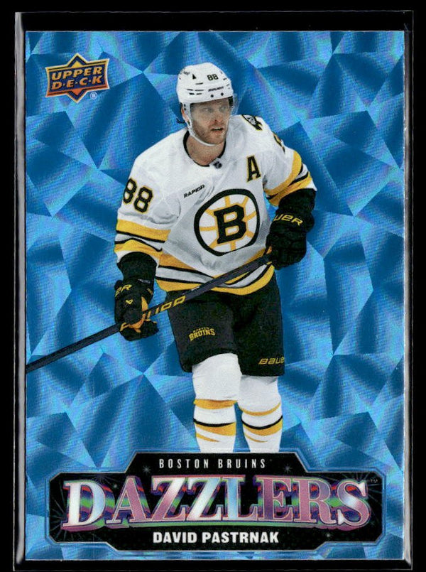 Hockey single: David Pastrnak #DZ-24 (Dazzlers) from 2026-27 Upper Deck Series 1