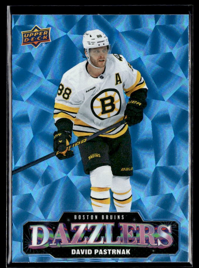 Hockey single: David Pastrnak #DZ-24 (Dazzlers) from 2026-27 Upper Deck Series 1