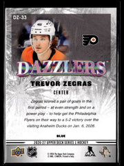 2026-27 Upper Deck Series 1 Hockey Dazzlers Blue #DZ-33 Trevor Zegras (2)