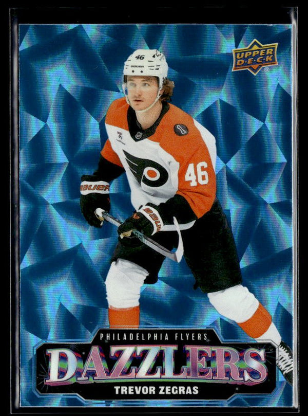 Trevor Zegras - #DZ-33 Dazzlers hockey card from 2026-27 Upper Deck Series 1