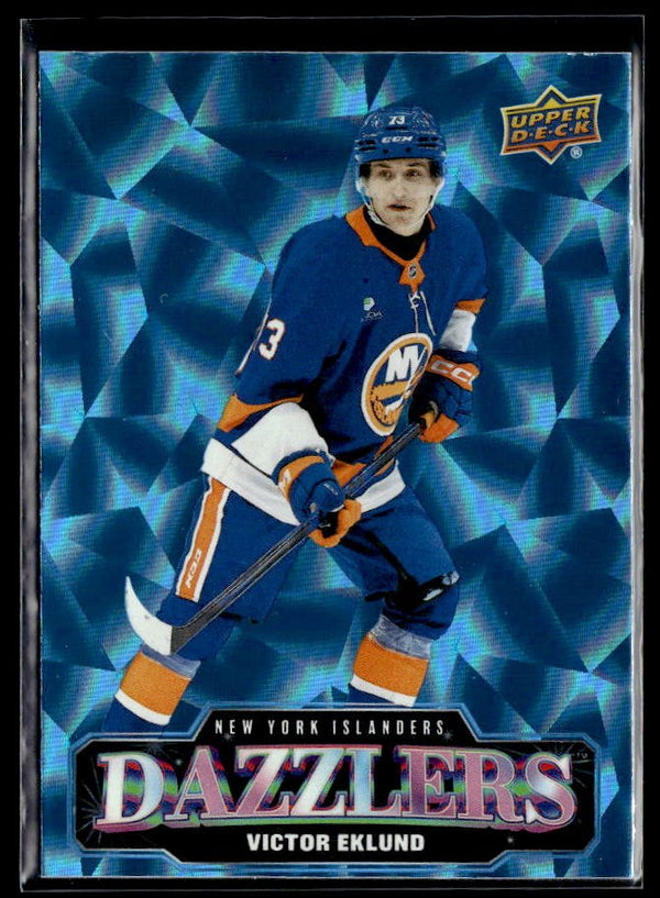 Victor Eklund - #DZ-7 Dazzlers hockey card from 2026-27 Upper Deck Series 1