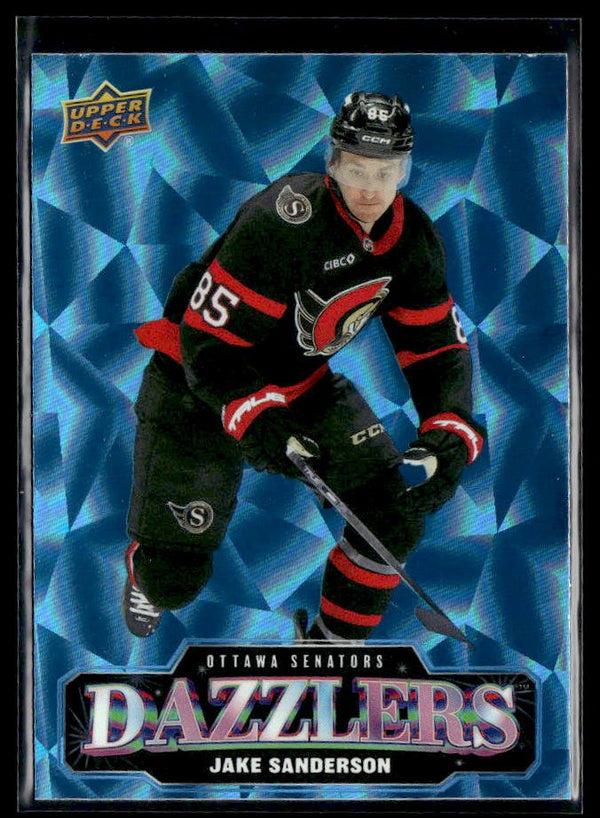 2026-27 Upper Deck Series 1 Dazzlers Jake Sanderson #DZ-30 hockey single