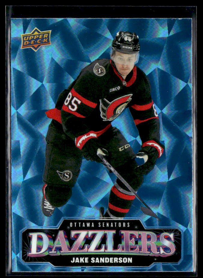2026-27 Upper Deck Series 1 Dazzlers Jake Sanderson #DZ-30 hockey single