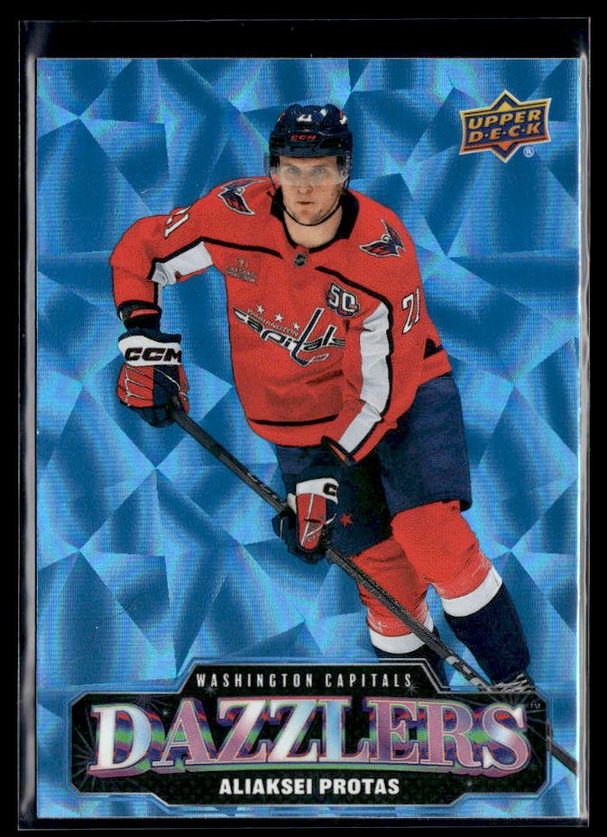 Hockey single: Aliaksei Protas #DZ-14 (Dazzlers) from 2026-27 Upper Deck Series 1