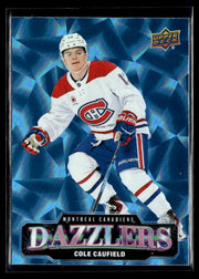 Cole Caufield - #DZ-13 Dazzlers hockey card from 2026-27 Upper Deck Series 1