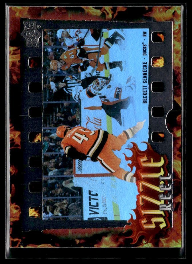 Beckett Sennecke - #SR-18 Sizzle Reel hockey card from 2026-27 Upper Deck Series 1
