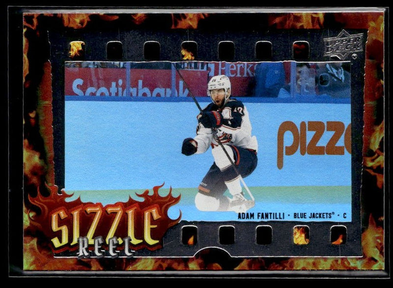 Adam Fantilli - #SR-9 Sizzle Reel hockey card from 2026-27 Upper Deck Series 1