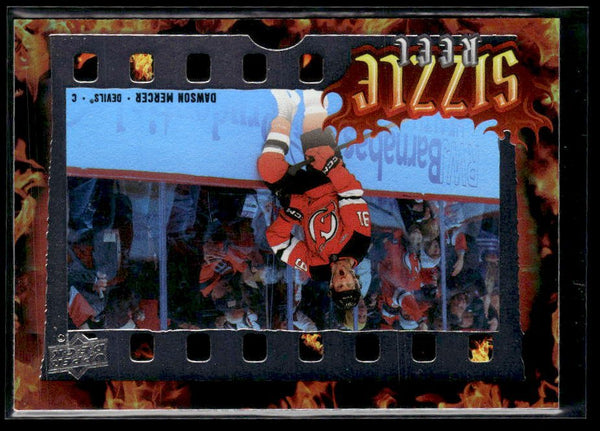 Hockey single: Dawson Mercer #SR-15 (Sizzle Reel) from 2026-27 Upper Deck Series 1