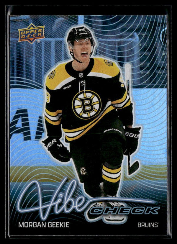 2026-27 Upper Deck Series 1 Vibe Check Morgan Geekie #VC-3 hockey single