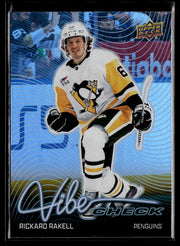 Rickard Rakell - #VC-13 Vibe Check hockey card from 2026-27 Upper Deck Series 1