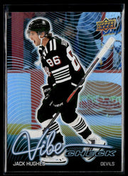 2026-27 Upper Deck Series 1 Vibe Check Jack Hughes #VC-1 hockey single