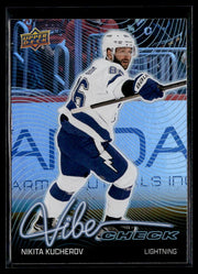 Hockey single: Nikita Kucherov #VC-23 (Vibe Check) from 2026-27 Upper Deck Series 1