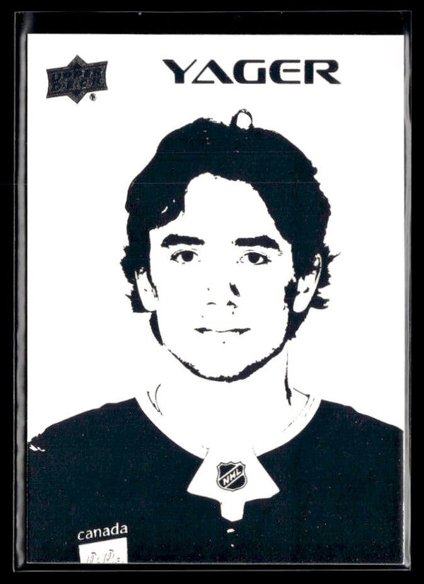 2026-27 Upper Deck Series 1 Stencils Brayden Yager #ST-56 hockey single