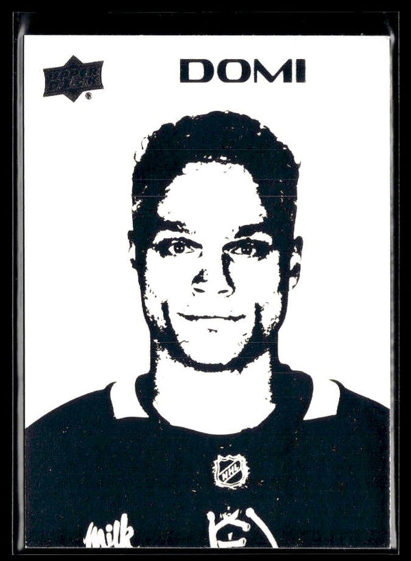 Hockey single: Max Domi #ST-15 (Stencils) from 2026-27 Upper Deck Series 1