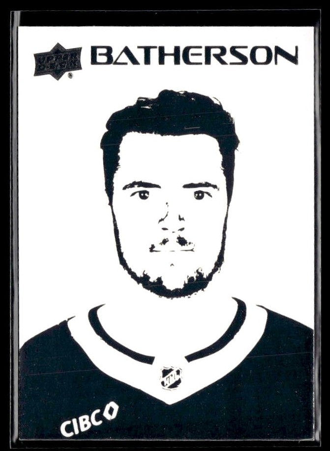 Hockey single: Drake Batherson #ST-92 (Stencils) from 2026-27 Upper Deck Series 1