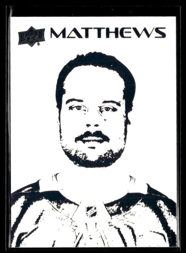 2026-27 Upper Deck Series 1 Stencils Auston Matthews #ST-71 hockey single