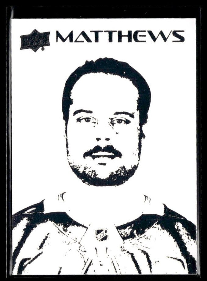 2026-27 Upper Deck Series 1 Stencils Auston Matthews #ST-71 hockey single