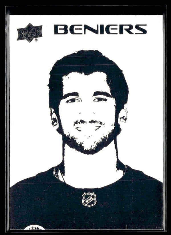 2026-27 Upper Deck Series 1 Stencils Matty Beniers #ST-8 hockey single