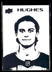 2026-27 Upper Deck Series 1 Stencils Jack Hughes #ST-24 hockey single