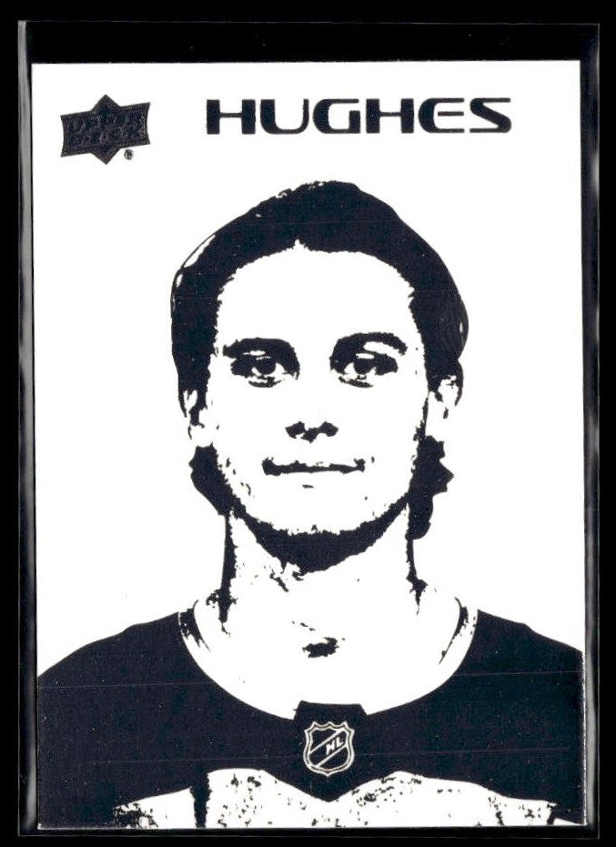 2026-27 Upper Deck Series 1 Stencils Jack Hughes #ST-24 hockey single