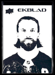 Aaron Ekblad - #ST-34 Stencils hockey card from 2026-27 Upper Deck Series 1