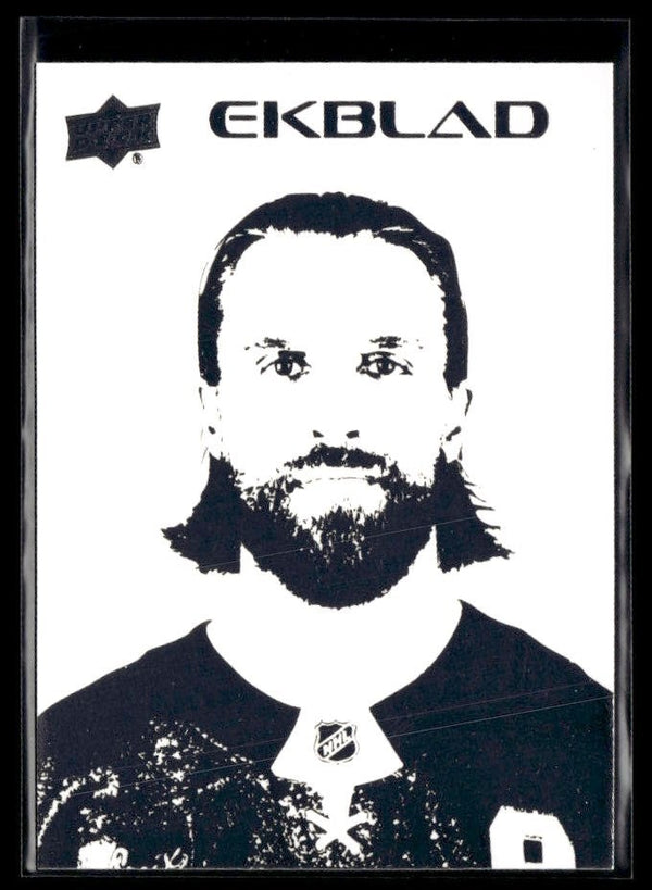 Aaron Ekblad - #ST-34 Stencils hockey card from 2026-27 Upper Deck Series 1