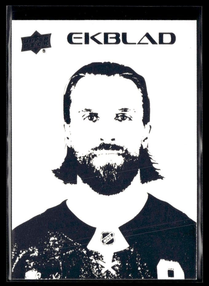 Aaron Ekblad - #ST-34 Stencils hockey card from 2026-27 Upper Deck Series 1
