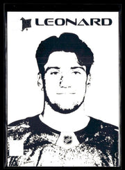 Ryan Leonard - #ST-80 Stencils hockey card from 2026-27 Upper Deck Series 1
